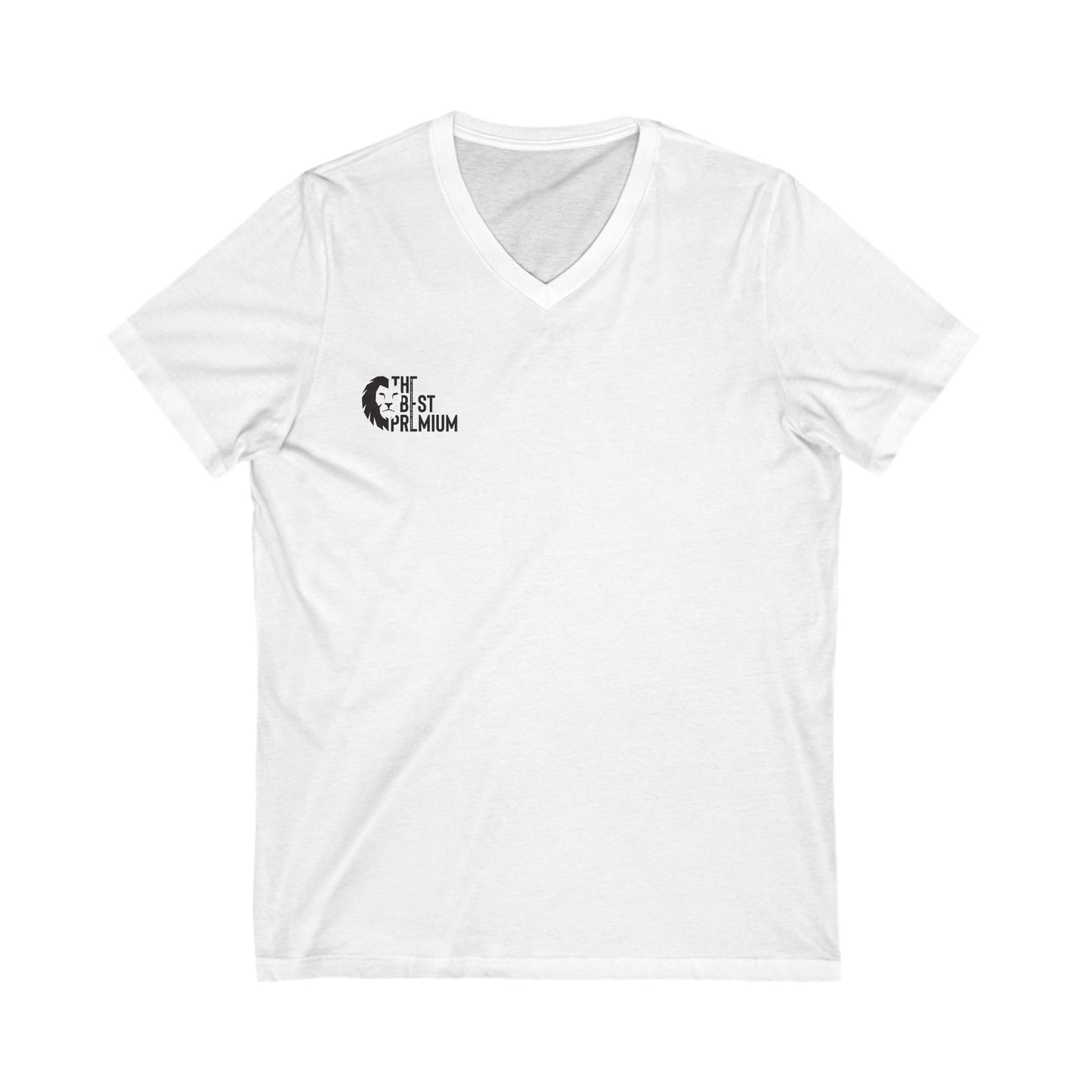 Premium Unisex V-Neck Tee with Lion Graphic - Bold & Comfortable