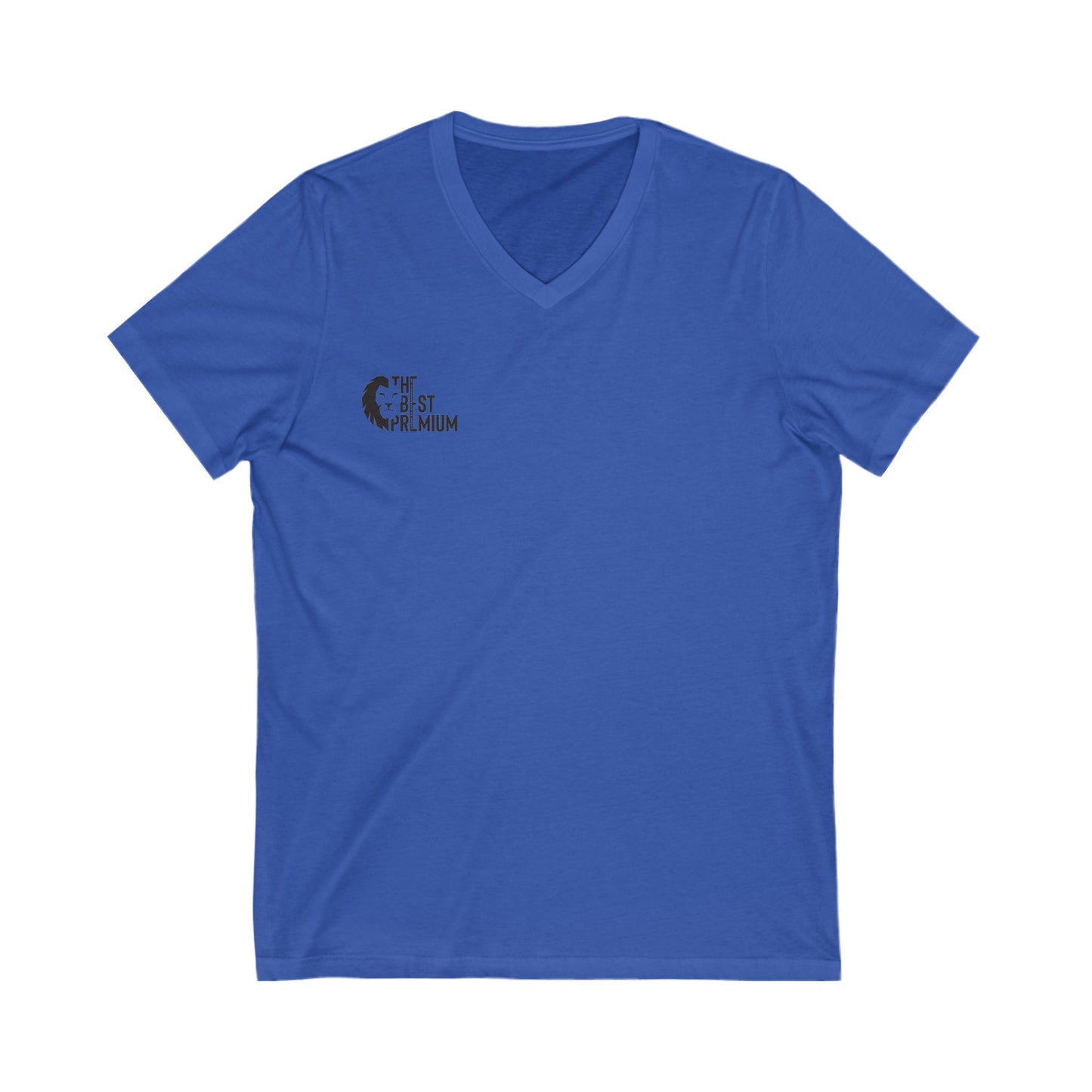 Premium Unisex V-Neck Tee with Lion Graphic - Bold & Comfortable